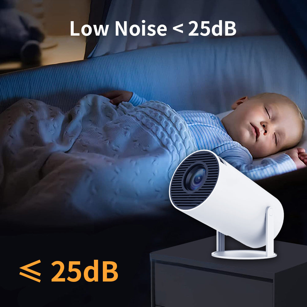 Orilume Pro 4K-Smart Projector with WiFi 6|Android 11